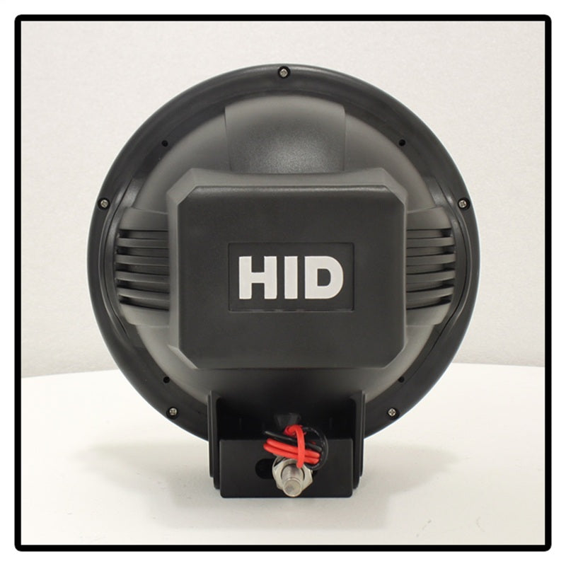 Spyder 7 Inch HID 4x4 fog lights Black/Red Housing w/wiring W/Switch- Chrome FL-CH-JK7004BR-C - Mammoth Racing -