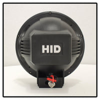 Spyder 7 Inch HID 4x4 fog lights Black/Red Housing w/wiring W/Switch- Chrome FL-CH-JK7004BR-C - Mammoth Racing -