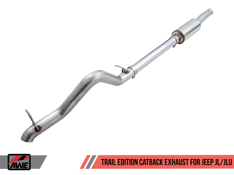 AWE Tuning 2018+ Jeep Wrangler JL/JLU 3.6L Trail Edition Cat-Back Exhaust - Mammoth Racing -