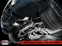 AWE Tuning 14-19 Chevy Corvette C7 Z06/ZR1 Touring Edition Axle-Back Exhaust w/Black Tips - Mammoth Racing -