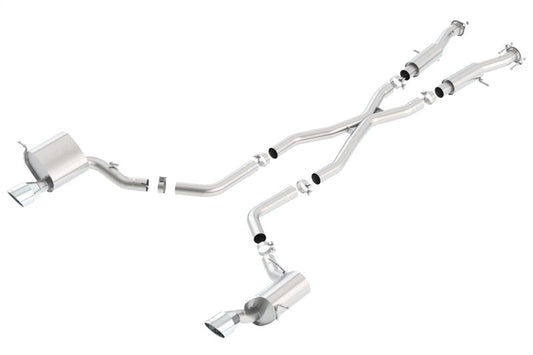 Borla 2015 Jeep Grand Cherokee SRT8 ATAK Dual Round Rolled Exit Catback Exhaust - My Store
