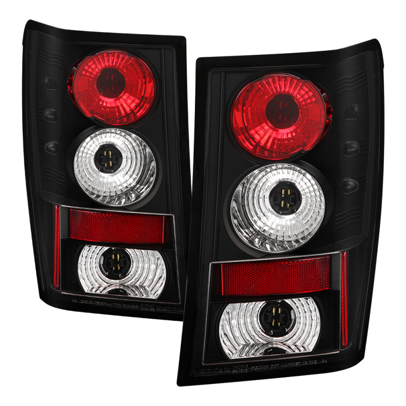 Spyder Jeep Grand Cherokee 05-06 Euro Style Tail Lights Black ALT-YD-JGC05-BK - Mammoth Racing -