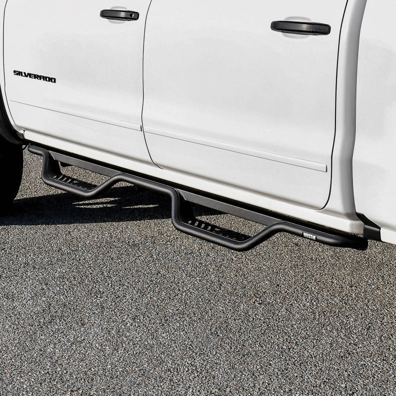 Westin 14-18 Chevrolet Silverado / GMC Sierra Crew Cab Outlaw Nerf Step Bars (Excl. Diesel) - Mammoth Racing -