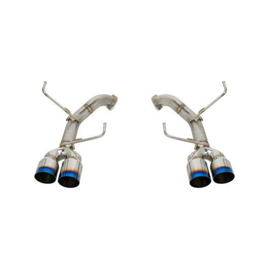 Remark 11-14 Subaru WRX/STI GR (GV) Sedan Axle Back Exhaust w/Burnt Stainless Steel Single Wall Tip - My Store