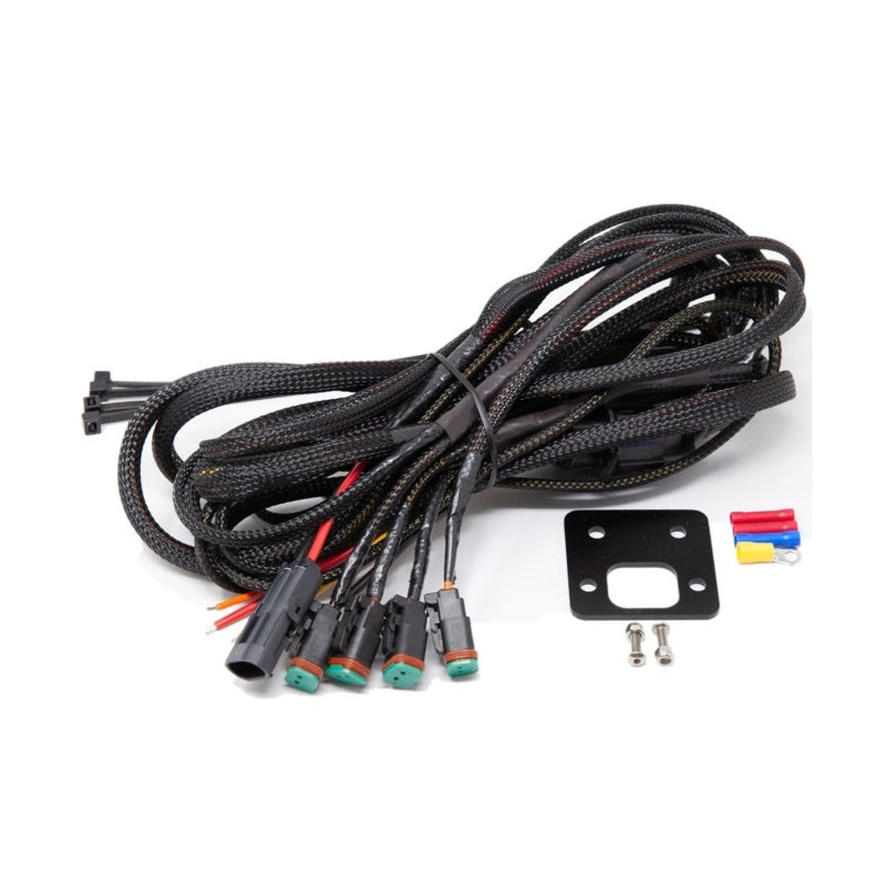 KC HiLiTES M-Racks Wire Harness (Light Bar + 4 Lights/Switch Req. to Operate Front/Side Separately) - Mammoth Racing -