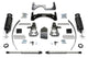 Fabtech 14-18 GM C/k1500 P/U w/oE Forg Stl UCA 6in Perf Sys w/4.0 & 2.25 - Mammoth Racing -