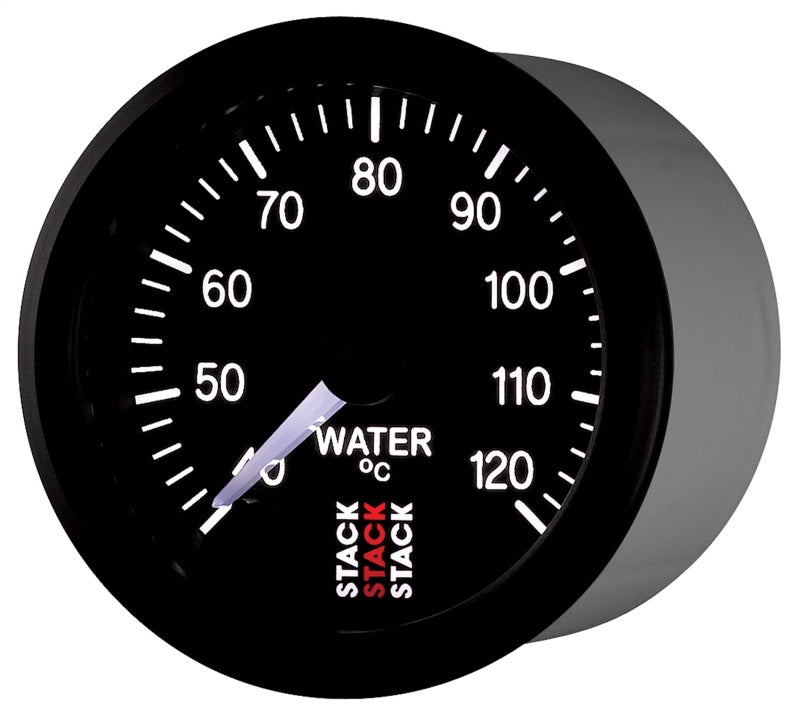 Autometer Stack 52mm 40-120 Deg C 1/8in Nptf Male Pro Stepper Motor Water Temp Gauge - Black - My Store
