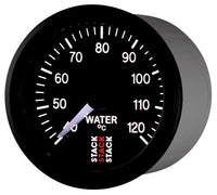 Autometer Stack 52mm 40-120 Deg C 1/8in Nptf Male Pro Stepper Motor Water Temp Gauge - Black - My Store