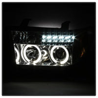 Spyder Toyota Tundra 07-13 Projector Headlights LED Halo LED Chrm PRO-YD-TTU07-HL-C - Mammoth Racing -