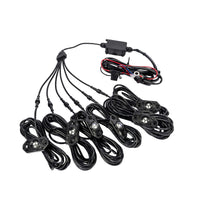 KC HiLiTES C-Series RGB LED Rock Light Kit (Incl. Wiring) - Set of 6 - Mammoth Racing -