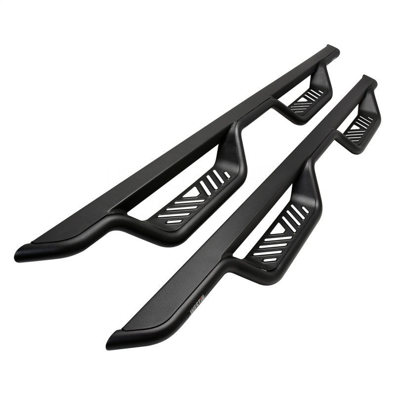 Westin 05-22 Toyota Tacoma Double Cab Outlaw Drop Nerf Step Bars - Black - Mammoth Racing -