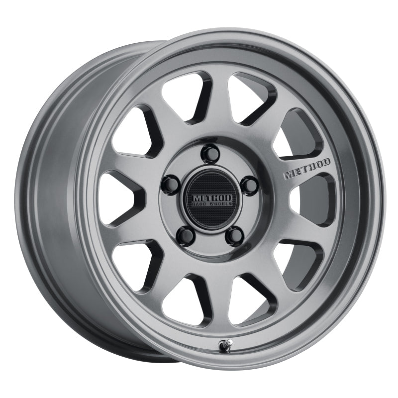 Method Mr316 17x8.5 0mm Offset 5x5 71.5mm CB Gloss Titanium Wheel - Mammoth Racing -