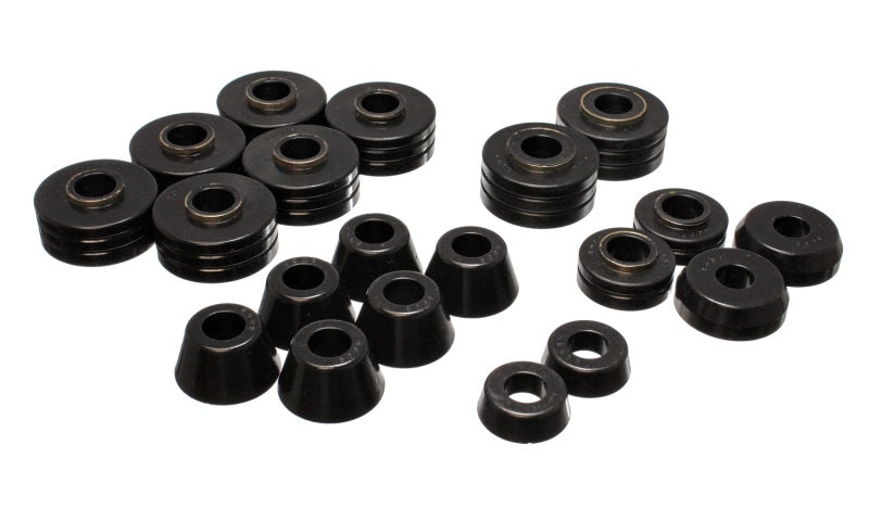 Energy Suspension Fd Bronco Body Mount Set - Black - Mammoth Racing -