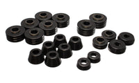 Energy Suspension Fd Bronco Body Mount Set - Black - Mammoth Racing -