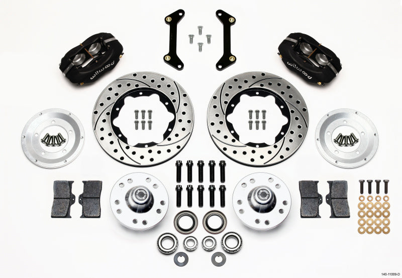 Wilwood Forged Dynalite Front Kit 11.00in Drilled 79-87 GM G Body - Mammoth Racing -