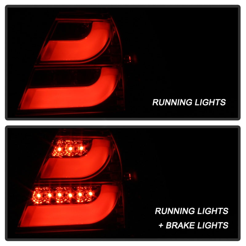 Spyder Pontiac Grand Prix 04-08 Light Bar LED Tail Light Smoke ALT-YD-PGP04-LED-SM - Mammoth Racing -