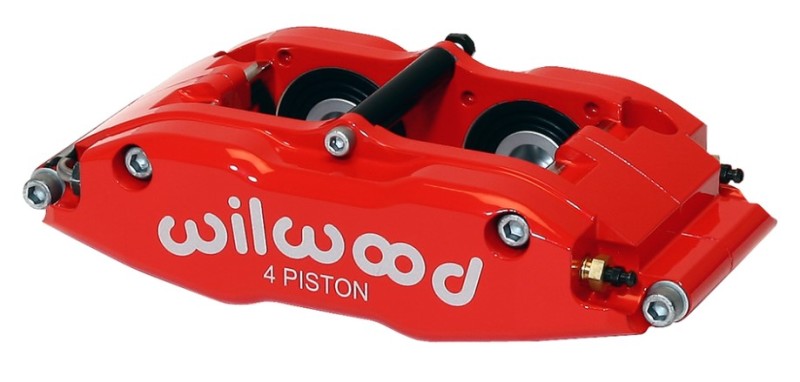Wilwood Caliper-BNSL4R-Red 1.75in Pistons 1.25in Disc - Mammoth Racing -