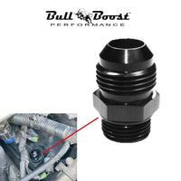 10AN to PCV Delete-Replacement Fitting for catchcan, blowby - Fits Nissan
