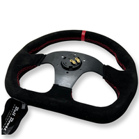 Racing Steering Wheel + Quick Release Short HUB Adapter For Nissan 350Z 370Z