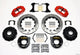 Wilwood Narrow Superlite 4R Rear P-Brk Kit 14.00in Drill Red New Big Ford 2.50in Offset - Mammoth Racing -