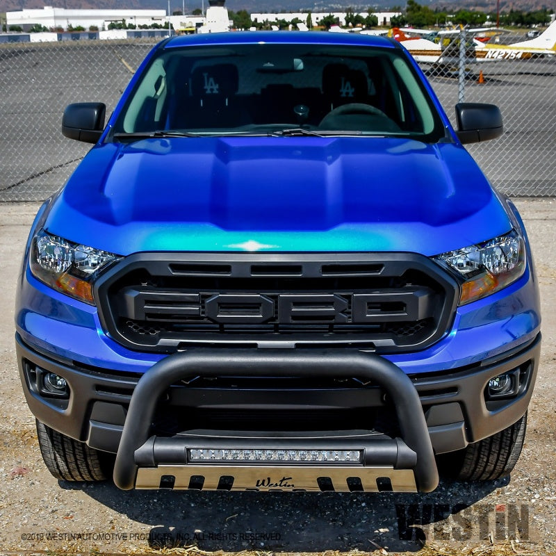 Westin 19-22 Ford Ranger Ultimate LED Bull Bar - Tex. Blk - Mammoth Racing -