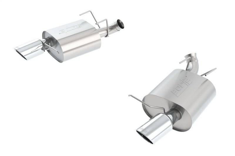 Borla 13-14 Mustang GT/Boss 302 5.0L V8 RWD Single Split Rr Exit Touring Exhaust (rear section only) - Mammoth Racing -