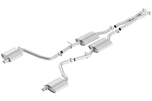 Borla 2015 Dodge Challenger 3.6L V6 S-TYPE Catback Exhaust No Tips Factory Valance - My Store