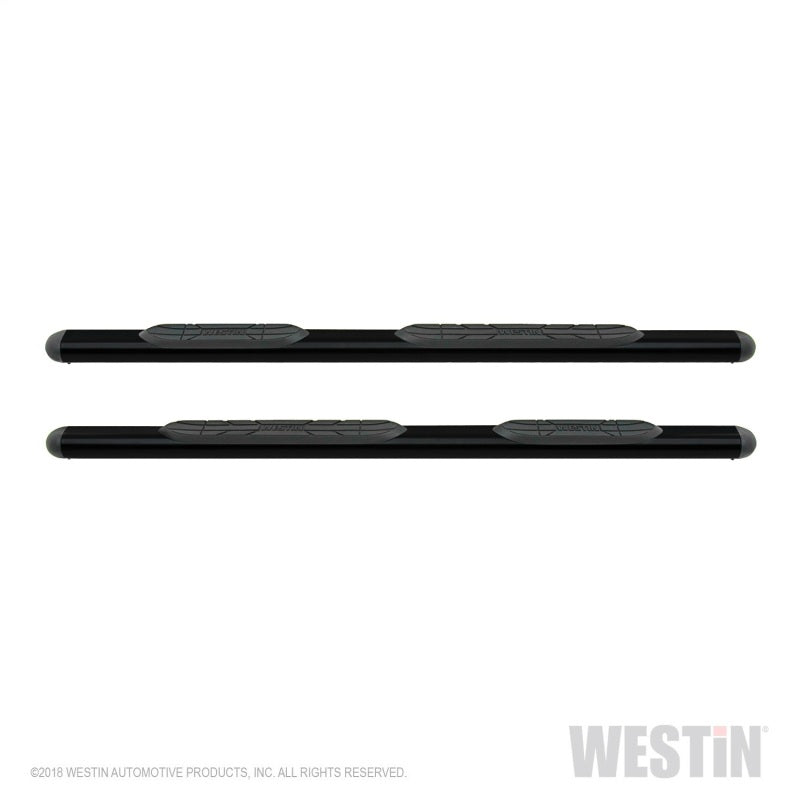 Westin Premier 4 Oval Nerf Step Bars - 85 in - Black - Mammoth Racing -