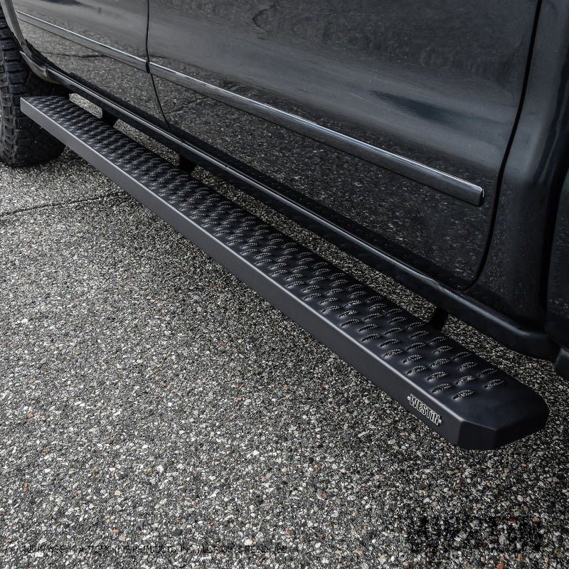 Westin Grate Steps Running Boards 86 in - Textured Black - Mammoth Racing -