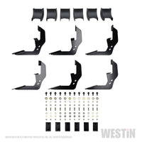 Westin 2019 Chevrolet Silverado/Sierra 1500 Crew Cab R5 Nerf Step Bars - Black - Mammoth Racing -