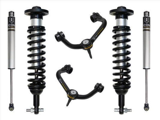 Icon 2021+ Ford F150 4WD 0-2.75in Stage 2 Suspension System - w/ Tubular UCA - Mammoth Racing -