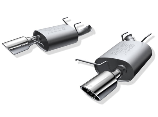 Borla 11-14 Ford Mustang 3.7L 6cyl Aggressive ATAK Exhaust (rear section only) - My Store