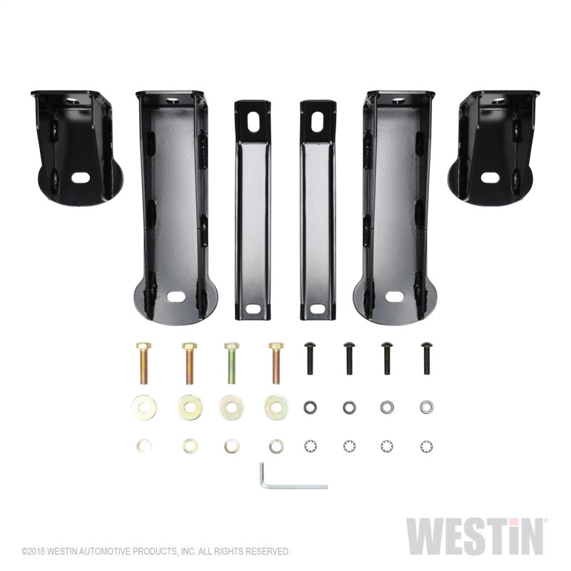 Westin 2019 Chevrolet Silverado/Sierra 1500 Crew Cab Platinum 4 Oval Nerf Step Bars - SS - Mammoth Racing -