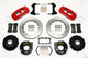 Wilwood Aero4 Rear P-Brake Kit 14.00in Red 58-64 Olds/Pontiac Ends 2.81in Offset - Mammoth Racing -
