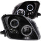 ANZO 1997-2001 Honda Prelude Projector Headlights w/ Halo Black w/ LED - My Store