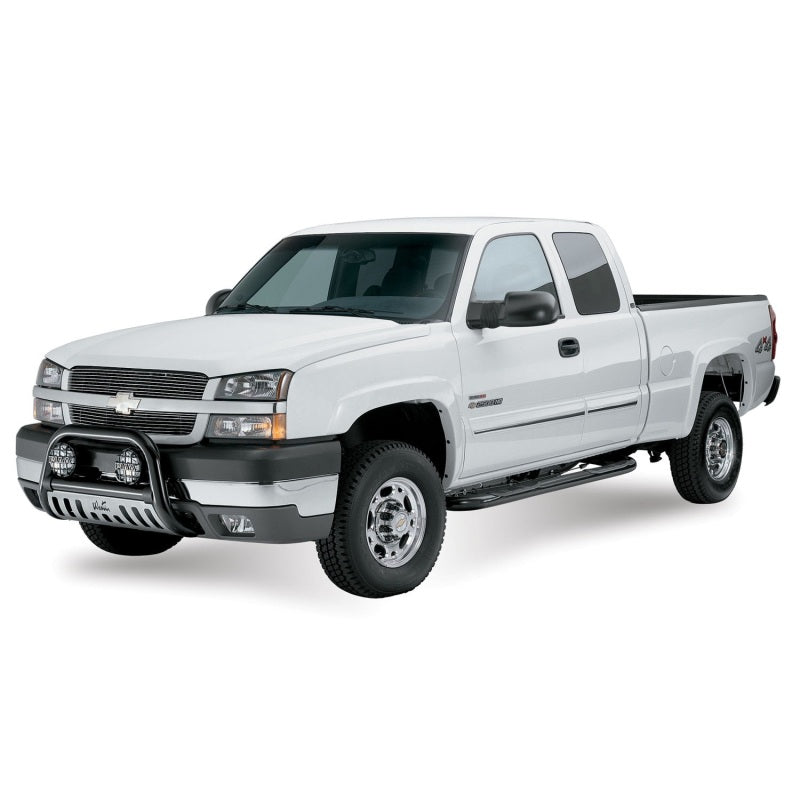 Westin 1999-2013 Chevy Silverado 1500 Crew Cab Signature 3 Nerf Step Bars - Black - Mammoth Racing -