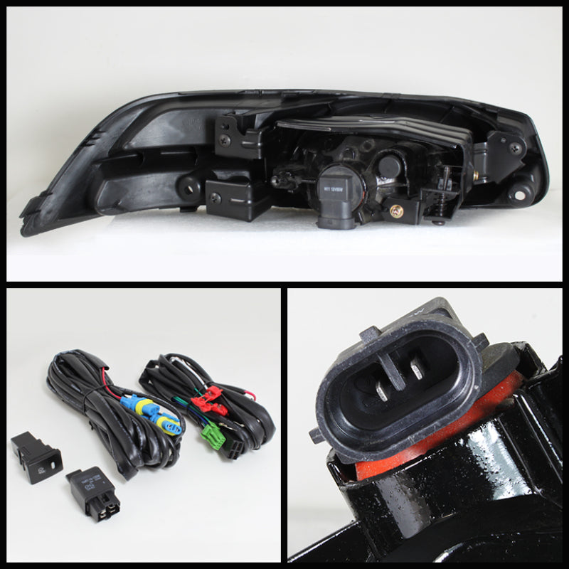 Spyder Honda Civic 2012-2013 2Dr/Coupe OEM Fog Light W/Switch- Clear FL-HC2012-2D-C - Mammoth Racing -