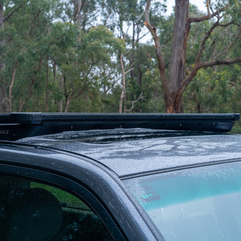 ARB Roof Rack Base with Mount Kit - Flat Rack with Wind Deflector - Mammoth Racing -
