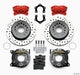 Wilwood Forged Dynalite P/S P-BKit Drilled-Red Mopar/Dana 2.36in Off w/Snap Ring Brng - My Store