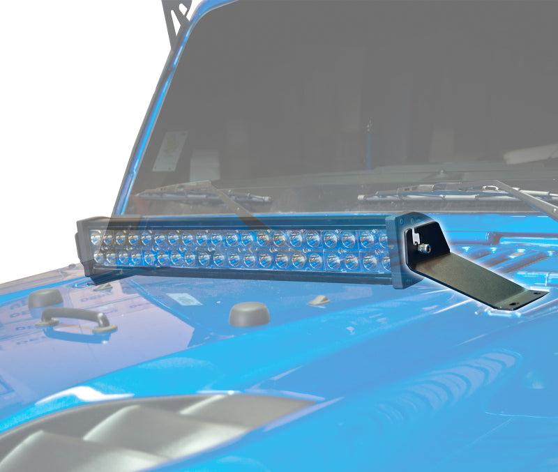 Oracle Jeep JK Hood Mounting Brackets SM/Light Combo - Mammoth Racing -