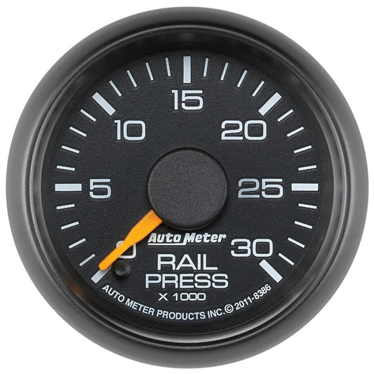 Autometer Factory Match 52.4mm Digital Stepper Motor 0-30,000 PSI Diesel Fuel Rail Pressure Gauge - My Store