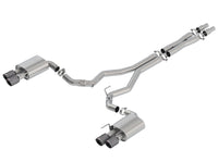 Borla 18-19 Ford Mustang GT 5.0L Coupe w/o Valves ATAK 3in Cat-Back Exhaust-Blk Carbon Fiber Tips - My Store