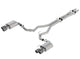 Borla 18-19 Ford Mustang GT 5.0L Coupe w/o Valves ATAK 3in Cat-Back Exhaust-Blk Carbon Fiber Tips - Mammoth Racing -
