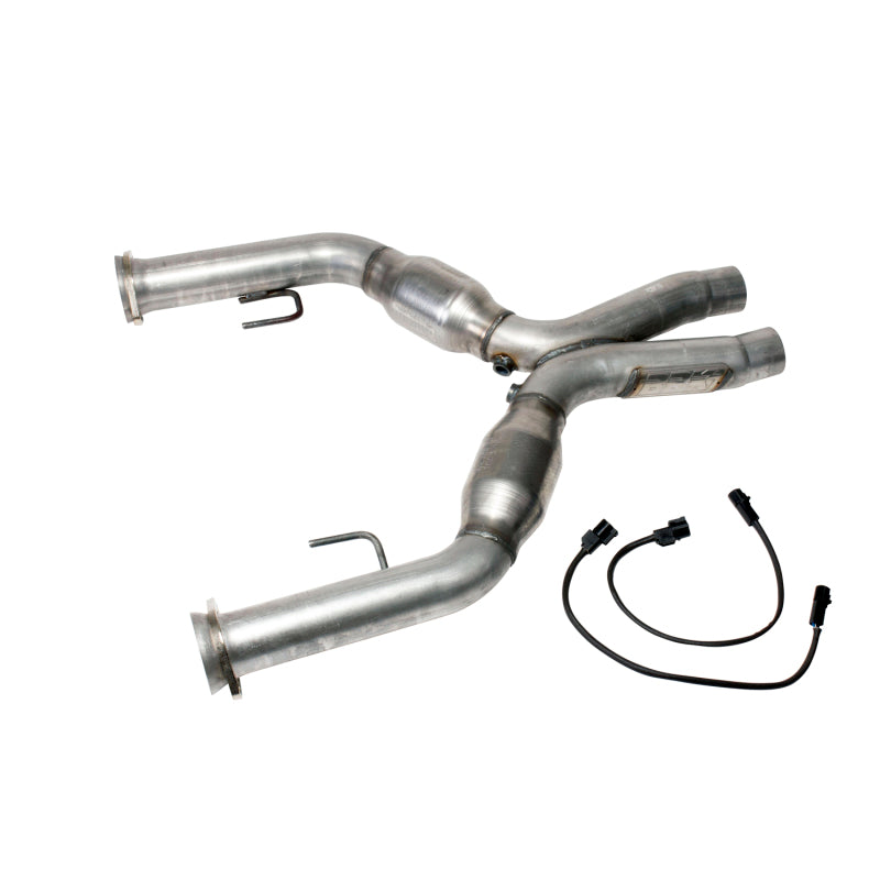 BBK 05-10 Mustang 4.6 Short Mid X Pipe With Catalytic Converters 2-3/4 For BBK Long Tube Headers - My Store