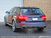 AWE Tuning Audi B8.5 All Road Touring Edition Exhaust - Dual Outlet Diamond Black Tips - Mammoth Racing -