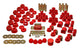 Energy Suspension 87-95 Jeep Wrangler YJ Red Hyper-Flex Master Bushing Set - Mammoth Racing -