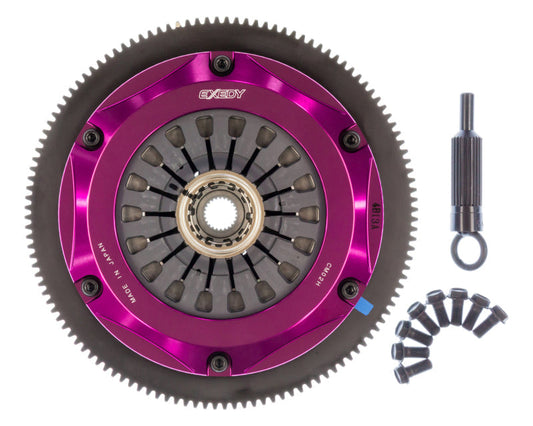 Exedy 2002-2005 Subaru Impreza WRX H4 Hyper Triple Cerametallic Clutch Rigid Disc Pull Type Cover - Mammoth Racing -