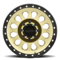 Method Mr315 17x8.5 +25mm Offset 8x6.5 130.81mm CB Gold/Black Street Loc Wheel - Mammoth Racing -