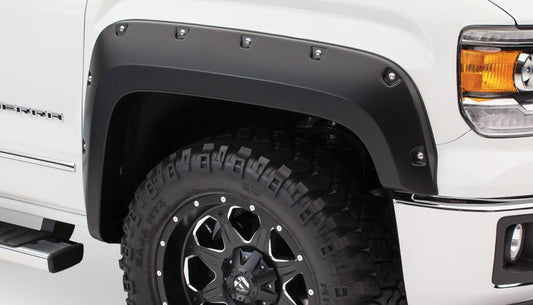 Bushwacker 16-18 GMC Sierra 1500 Pocket Style Flares 2pc - Black - My Store