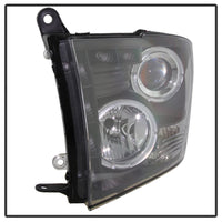 Spyder Dodge Ram 1500 09-14 10-14 Projector Headlights Halogen- LED Halo LED - Blk PRO-YD-DR09-HL-BK - Mammoth Racing -